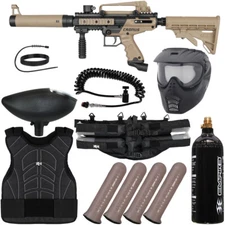 NEW Tippmann Cronus Tactical Light Gunner Paintball Gun Package Kit - Tan