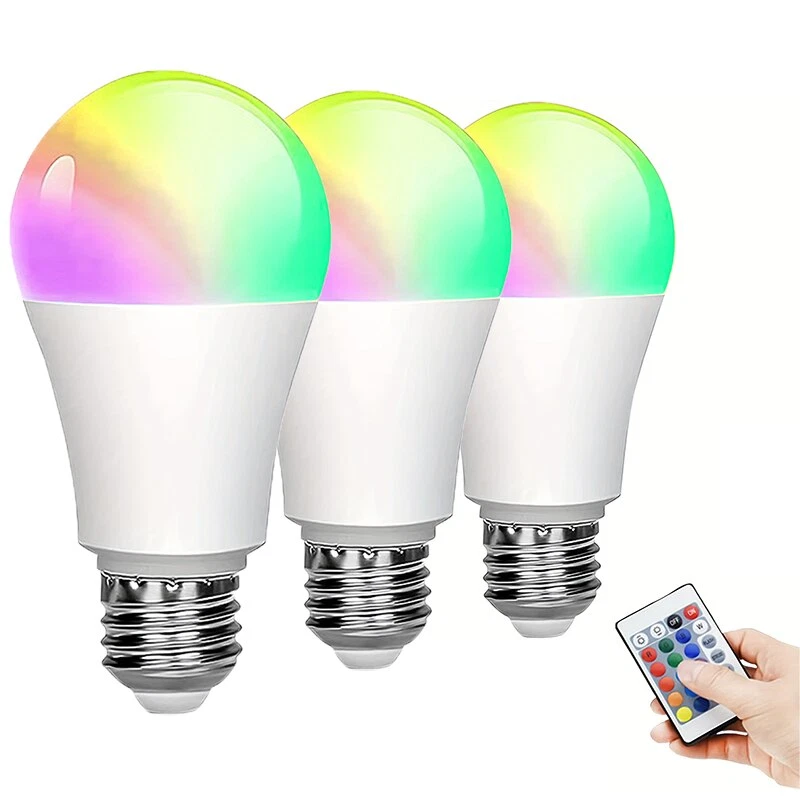 Led colour sale changing light bulb