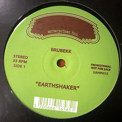 Brubekk   Earthshaker - 12'' Vinyl Record 2006 G.A.M.M. Enterprises Inc Sweden