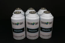 Enviro-Safe R-600a Refrigerant Inverted Piercing 6 oz 6 Cans #8070