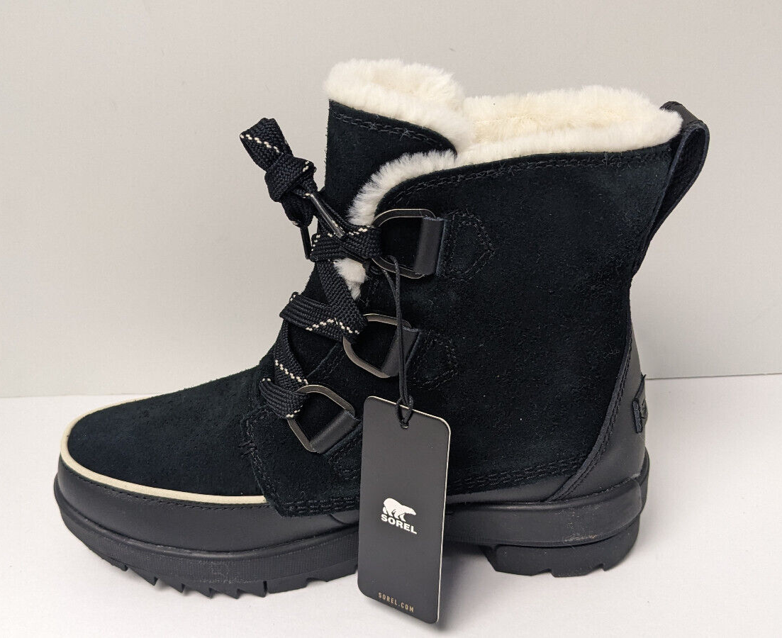 Sorel Tivoli IV Waterproof Winter Boots, Black Suede, Women's 7.5 M eBay
