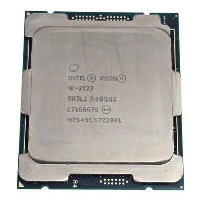 Intel Xeon W-2123 3.6GHz 4 Core 8 Thread FCLGA2066 TDP 120W  SR3LJ #P23