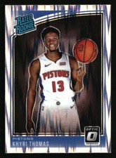Khyri Thomas 2018 Donruss Optic  Shock RR #173 RC Basketball Card