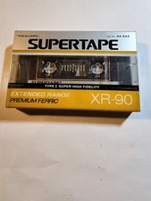 Realistic XR-90 SUPERTAPE Extended Range Cassette -Factory Sealed CS1