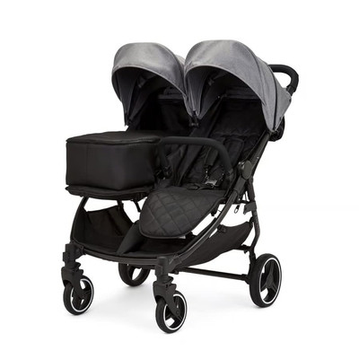 Ickle Bubba Venus Doppel-Kinderwagen (Raumfahrt Grau)