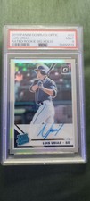 2019 panini donruss optic luis urias rated rookie sig.-holo psa 9