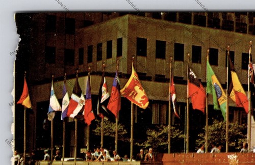 Vintage Postcard Prometheus Fountain Rockefeller Center New York City - 第 8/14 張圖片
