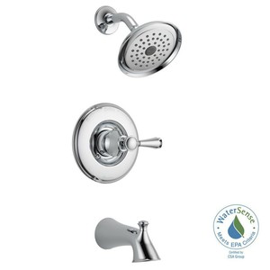 Delta Silverton Single Handle 1 Spray Tub And Shower Faucet In