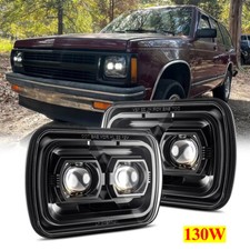 2026 Newest Pair 5x7 7x6 LED Headlights HI/LO for Chevy K5 Blazer 1979-86 Malibu