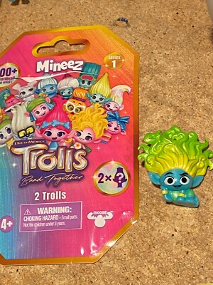 Trolls Mineez Band Together Clay Snack Pack (Common) 03-06 *New