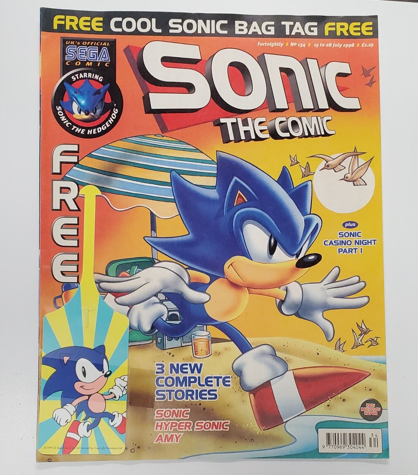 Sonic the Comic #98 FN ; Fleetway Quality