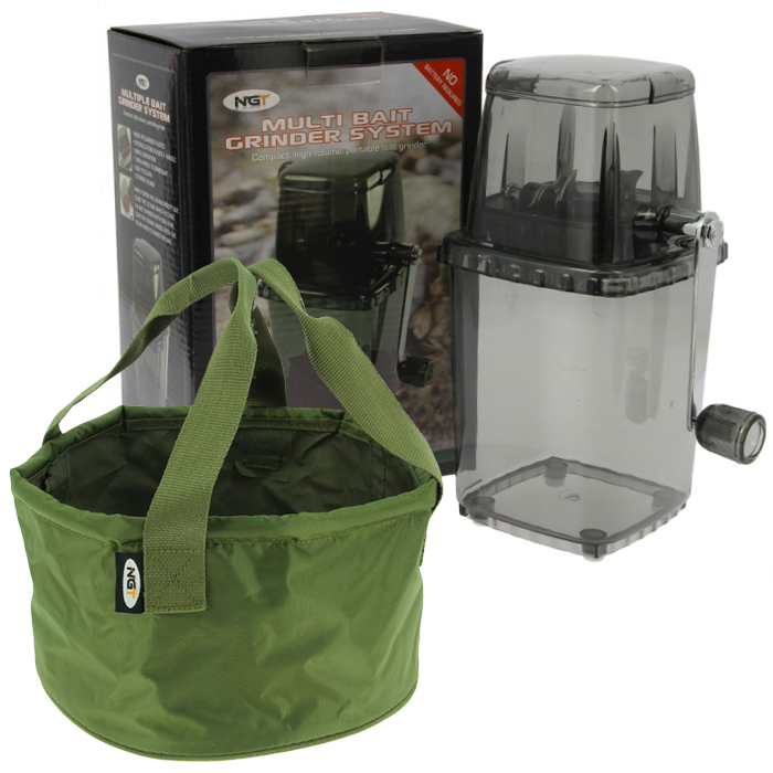 NGT BOILIE BAIT CRUSHER GRINDER STSTEM CARP FISHING BOILIES GROUNDBAIT  BOWL