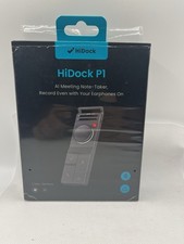 HiDock P1 - AI Voice Recorder for Meeting Anywhere Color Gray/ New Open Box