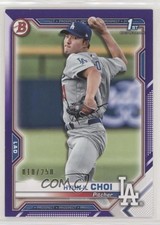 2021 Bowman Prospects Purple Border 10/250 Hyun-il Choi #BP-130 0m68