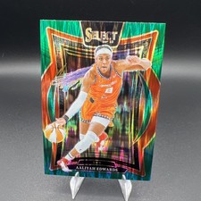 2025 #32 Aaliyah Edwards Panini Select WNBA Concourse Green Flash Prizm Sun