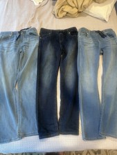Levis 14R 3 Boys Pull On Athletic Blue Denim Jeans