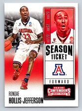 2016 Panini Contenders Draft Picks #82 Rondae Hollis-Jefferson Arizona Wildcats