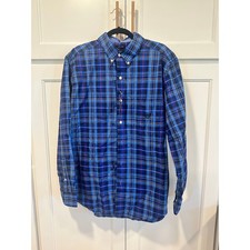 Chaps NWT men’s dress western large shirt casual plaid cowboy 