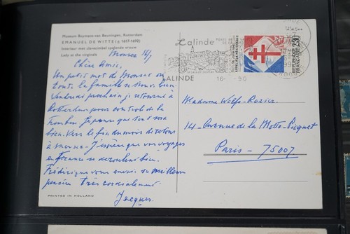 FRANCE COLLECTION OF 925+ STAMPS & 40 COVERS STORED IN RED TIMBRES ALBUM - Picture 17 of 24