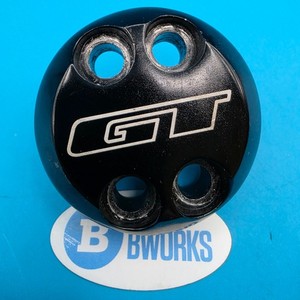 Vintage 90's GT BMX Piston Stem 4-Bolt Face Plate Black Alloy Old School   g8