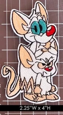 Warner Bros: Pinky & The Brain Embroidered Iron On Patch