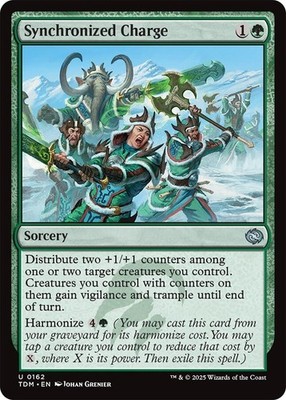 Synchronized Charge Tarkir: Dragonstorm Foil MTG 162 NM