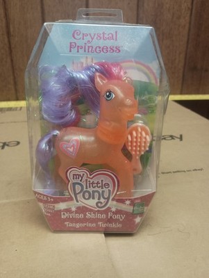MY LITTLE PONY 2006 G3 CRYSTAL PRINCESS DIVINE SHINE PONY TANGERINE TWINKLE
