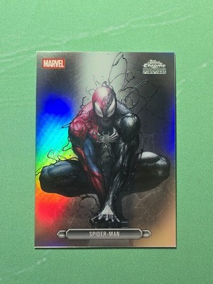2026 Topps Chrome Marvel Fanfare Spider-Man Refractor FF-39 Symbiote SpiderMan