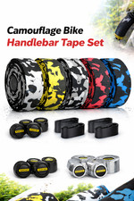 2x Bike Handlebar Tape EVA Road Cycling Bar Wrap Anti Slip Shock Absorbing