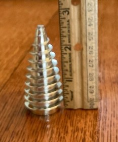 Lego Rock Raiders Spiral Cone Chrome Drill 4940 4970 Replacement Part Piece