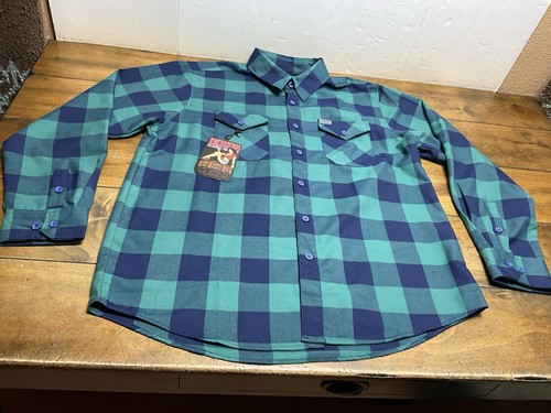DIXXON Flannel The Niagara Falls Mens Size XL Green Plaid NWT