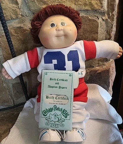 Cabbage Patch Kid, W/Birth Certificate 1980's Very Clean. Signature