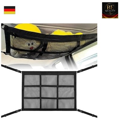 Auto Dach Netz Tasche Decke Gepäck Aufbewahrung OrganizerNetz Lager KFZ 80X53cm