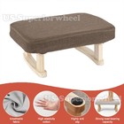 Modern Soft Ottoman Footrest Stool Foot Rest Small Chair Seat Sofa Couch US