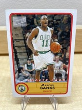 2003 Topps Bazooka Marcus Banks Mini Rookie Card Boston Celtics #227B (RC). rookie card picture