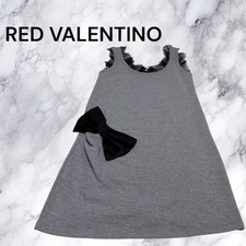 Red Valentino Dress Gray Ribbon