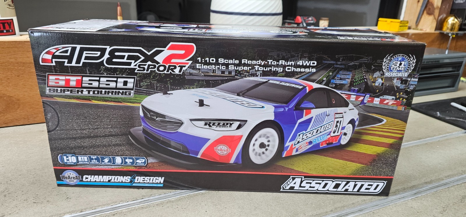 Team Associated Apex2 ST550 Sport RTR 1/10 Electric 4WD Tour