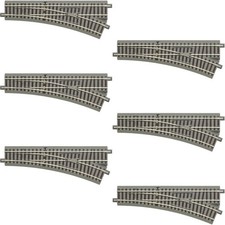 Roco 61141 Weiche rechts geoLine (6 Stück) H0 + Neu