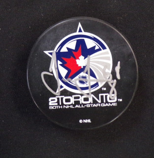 JAROMIR JAGR AUTOGRAPH HOCKEY PUCK ALL STAR GAME NHL HOCKEY AUTO SIGNED PUCK