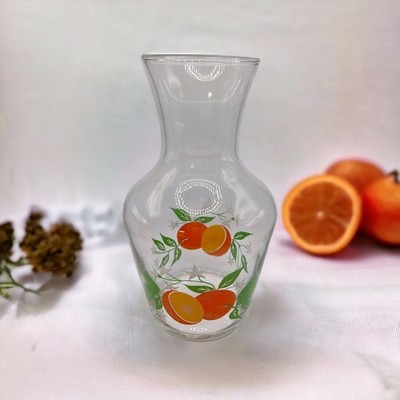 Luminarc Orange Juice Carafe Beverage Server Decorative Glass