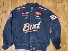 Chase Authentics JH Designs Dale Earnhardt Jr Bud NASCAR Jacket Size XXLarge