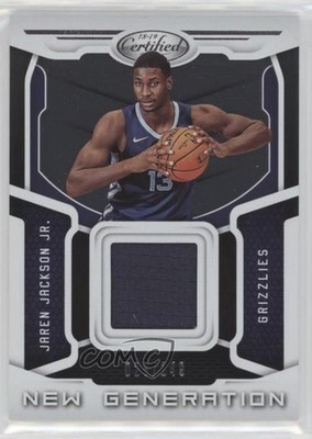 2018-19 Certified New Generation Jerseys /149 Jaren Jackson Jr Rookie RC rf2