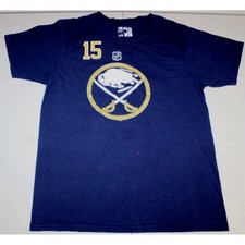 NHL Buffalo Sabres Jack Eichel #15 Tee Shirt Youth Large adidas The Go-To Tee