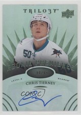 2014 Trilogy Level 2 Rookie Premieres Radiant Green 90/99 Chris Tierney Auto 4p5