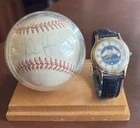 Nolan Ryan Signed Baseball with Nolan Ryan Fossil Watch 878/5000.