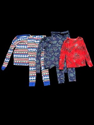  Multi-coloured 5-piece pajama set for boys 