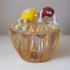 M&Ms Yellow & Red Characters on Clear Lidded ...