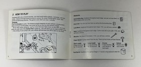 BreakThru Manual Nintendo NES Instruction Booklet Break Thru Through Game Book