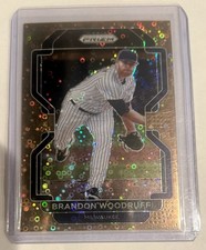 2022 Panini Prizm - Tier II Brandon Woodruff #179 Bronze Donut Circle Prizm /40