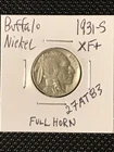 1931-S Buffalo Nickel  XF+  **FULL HORN**